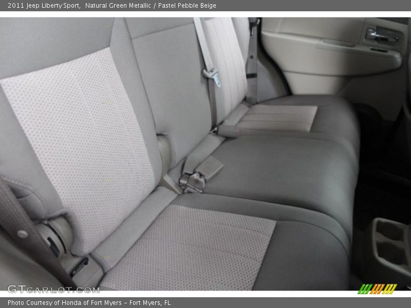 Natural Green Metallic / Pastel Pebble Beige 2011 Jeep Liberty Sport