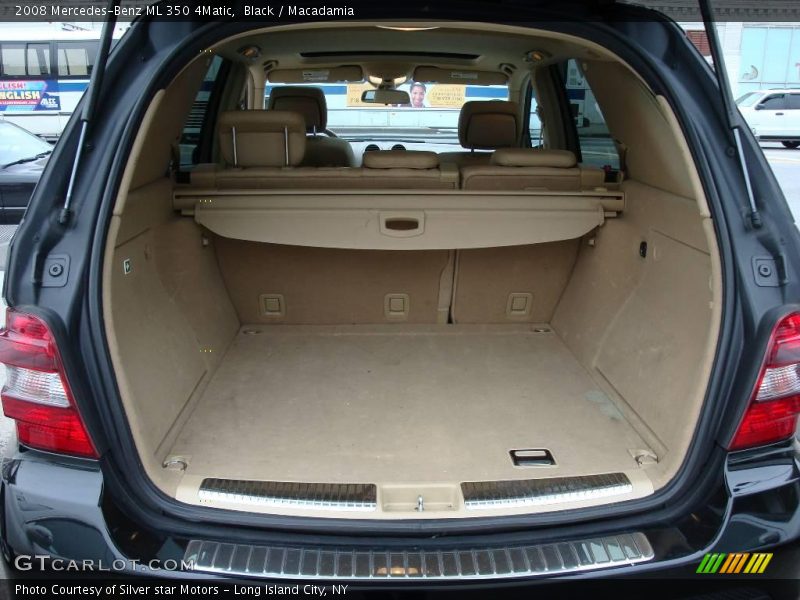 Black / Macadamia 2008 Mercedes-Benz ML 350 4Matic