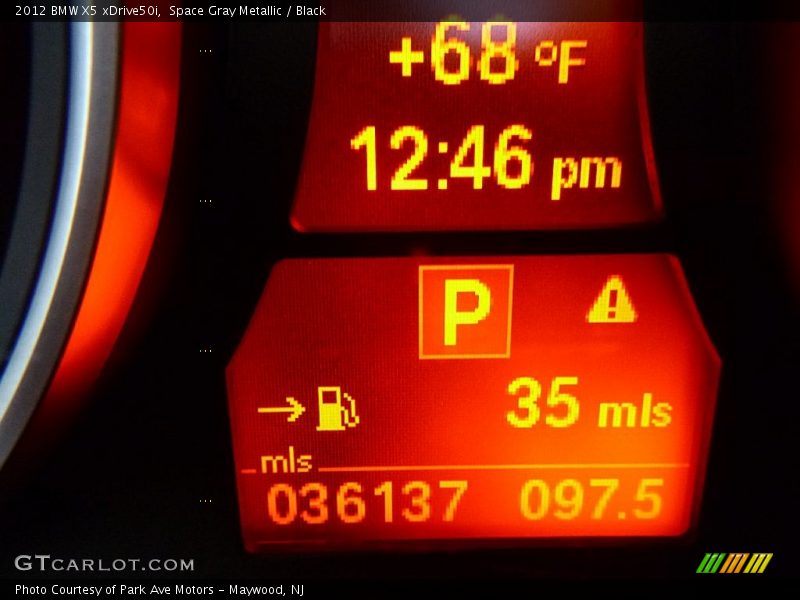 Space Gray Metallic / Black 2012 BMW X5 xDrive50i