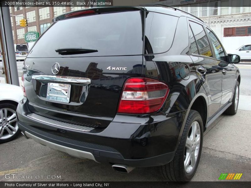 Black / Macadamia 2008 Mercedes-Benz ML 350 4Matic