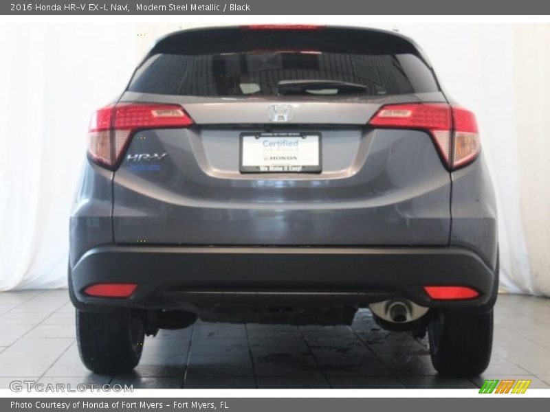 Modern Steel Metallic / Black 2016 Honda HR-V EX-L Navi