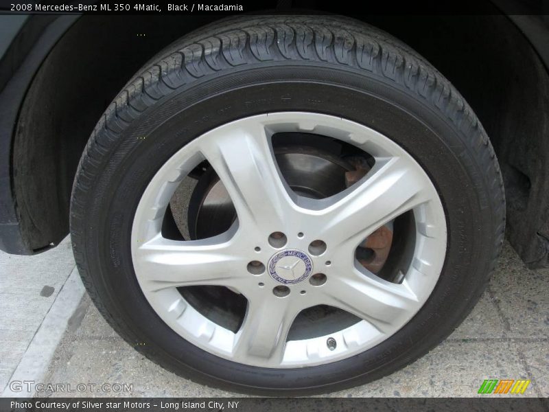 Black / Macadamia 2008 Mercedes-Benz ML 350 4Matic