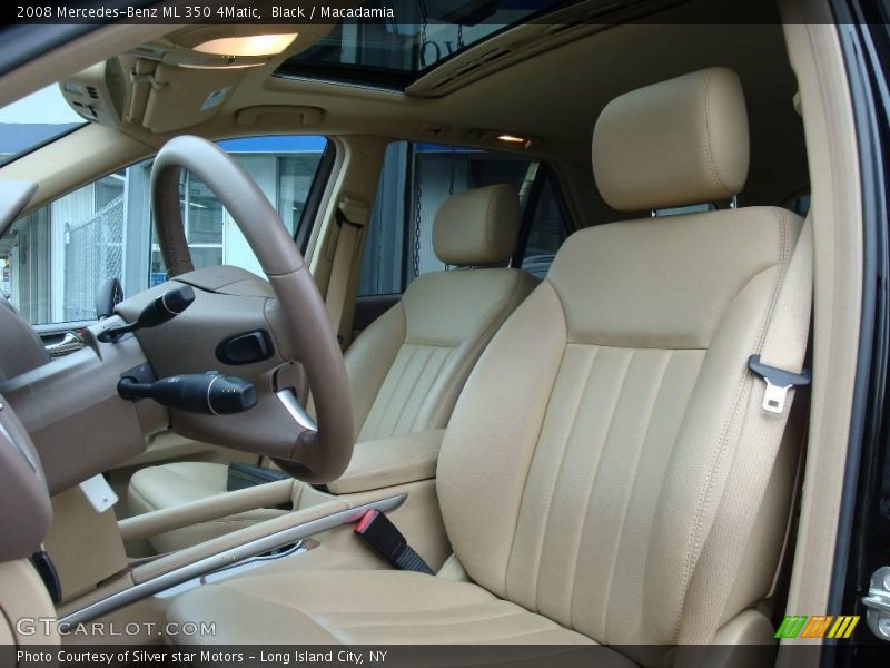 Black / Macadamia 2008 Mercedes-Benz ML 350 4Matic