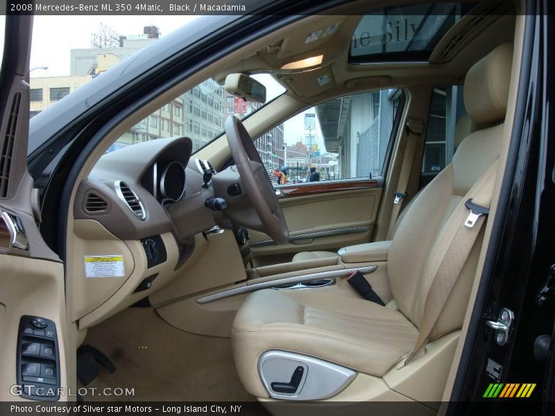 Black / Macadamia 2008 Mercedes-Benz ML 350 4Matic