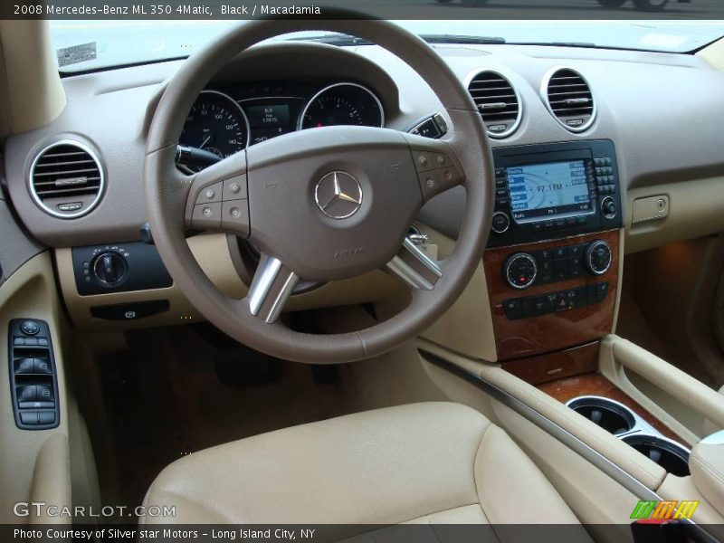 Black / Macadamia 2008 Mercedes-Benz ML 350 4Matic