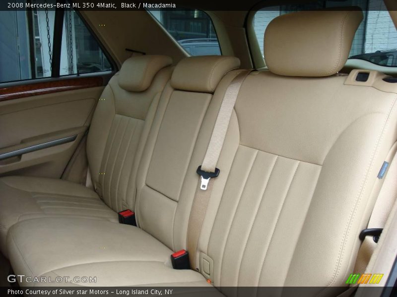 Black / Macadamia 2008 Mercedes-Benz ML 350 4Matic