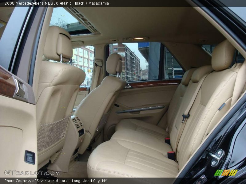 Black / Macadamia 2008 Mercedes-Benz ML 350 4Matic