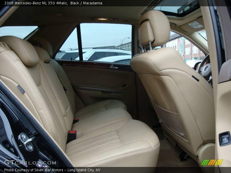 Black / Macadamia 2008 Mercedes-Benz ML 350 4Matic