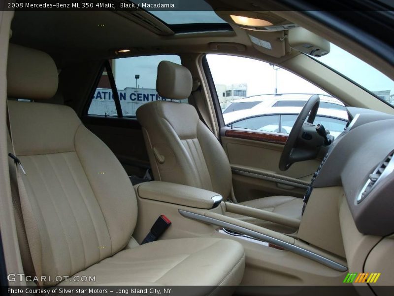 Black / Macadamia 2008 Mercedes-Benz ML 350 4Matic