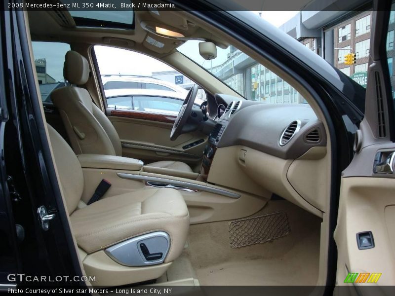 Black / Macadamia 2008 Mercedes-Benz ML 350 4Matic