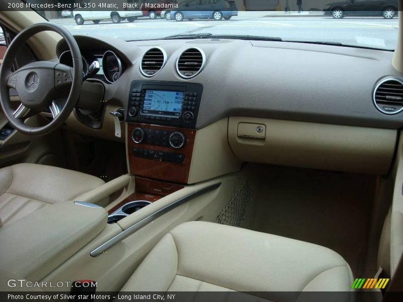 Black / Macadamia 2008 Mercedes-Benz ML 350 4Matic