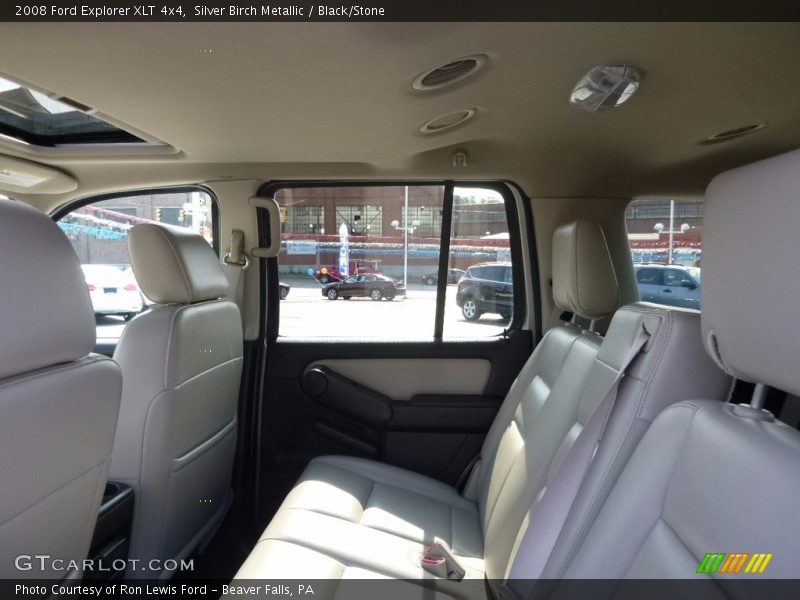 Silver Birch Metallic / Black/Stone 2008 Ford Explorer XLT 4x4