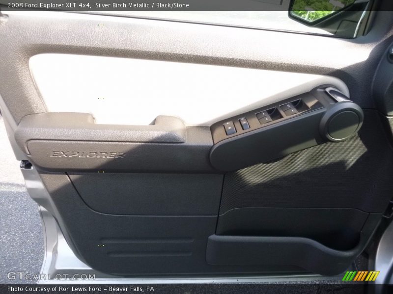 Silver Birch Metallic / Black/Stone 2008 Ford Explorer XLT 4x4