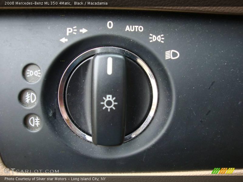 Black / Macadamia 2008 Mercedes-Benz ML 350 4Matic