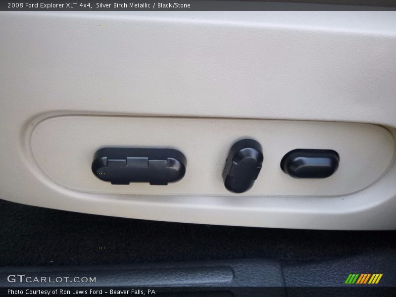Silver Birch Metallic / Black/Stone 2008 Ford Explorer XLT 4x4