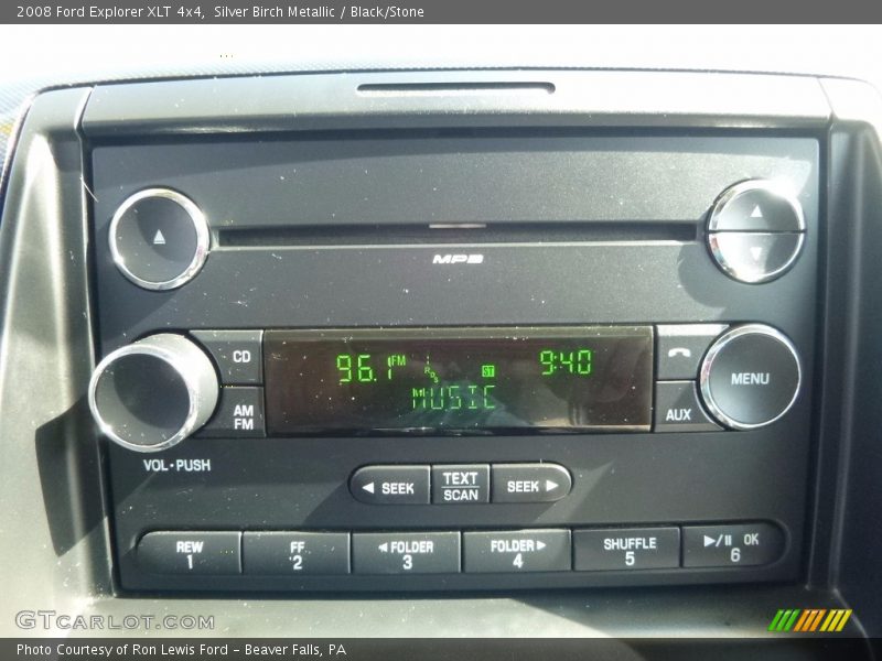 Silver Birch Metallic / Black/Stone 2008 Ford Explorer XLT 4x4