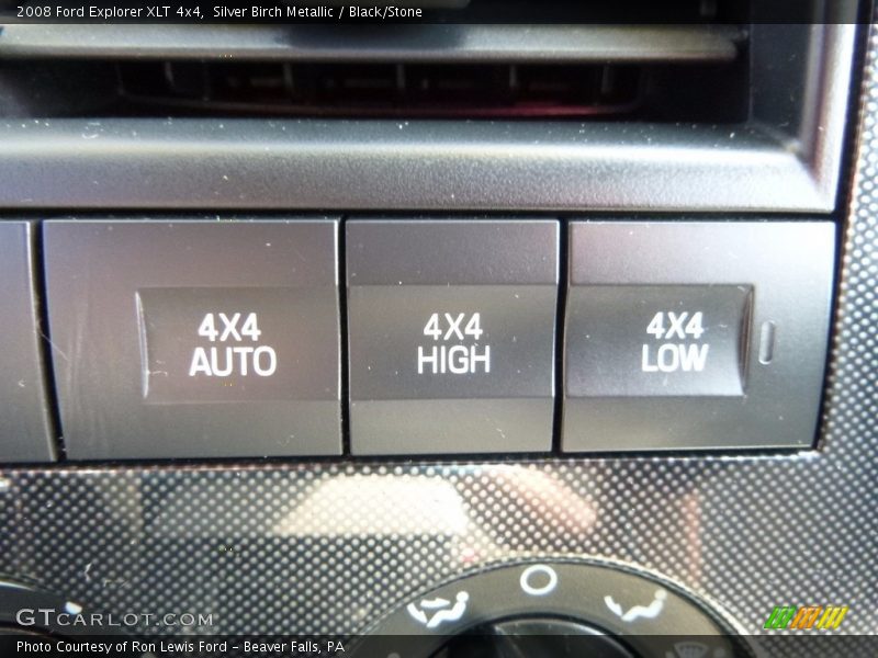 Silver Birch Metallic / Black/Stone 2008 Ford Explorer XLT 4x4
