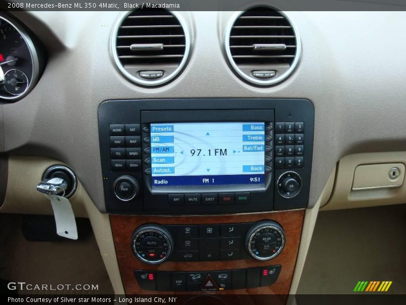 Black / Macadamia 2008 Mercedes-Benz ML 350 4Matic