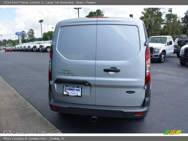 Silver / Pewter 2016 Ford Transit Connect XL Cargo Van Extended