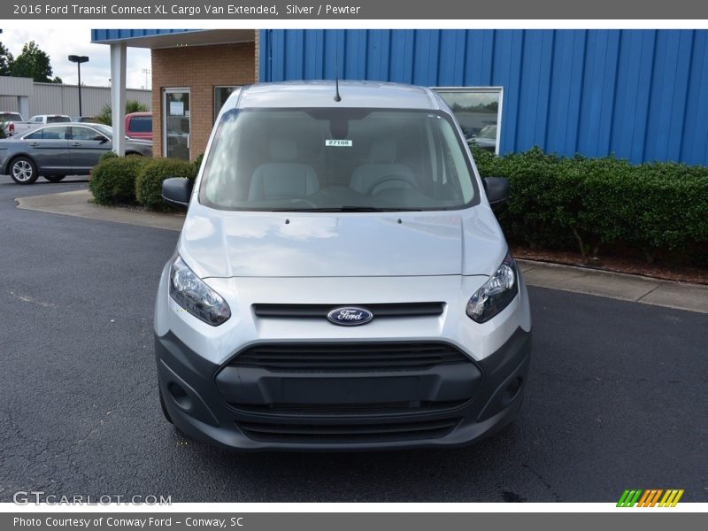 Silver / Pewter 2016 Ford Transit Connect XL Cargo Van Extended