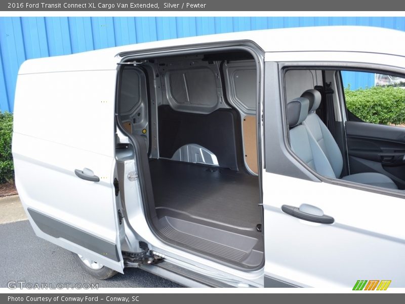 Silver / Pewter 2016 Ford Transit Connect XL Cargo Van Extended