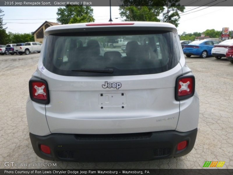 Glacier Metallic / Black 2016 Jeep Renegade Sport