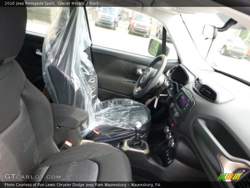 Glacier Metallic / Black 2016 Jeep Renegade Sport