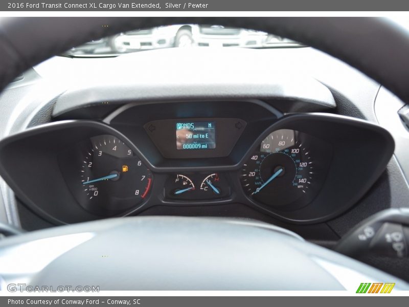 Silver / Pewter 2016 Ford Transit Connect XL Cargo Van Extended