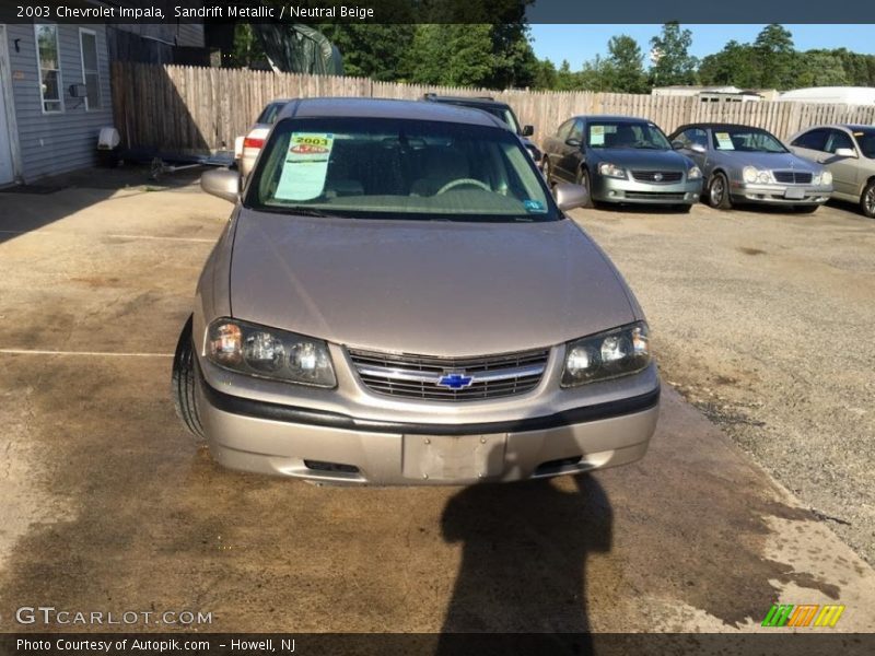Sandrift Metallic / Neutral Beige 2003 Chevrolet Impala
