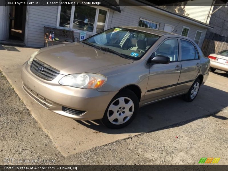 Desert Sand Mica / Pebble Beige 2004 Toyota Corolla CE