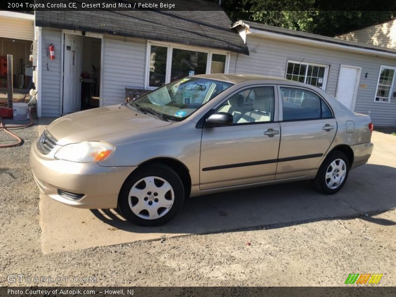 Desert Sand Mica / Pebble Beige 2004 Toyota Corolla CE