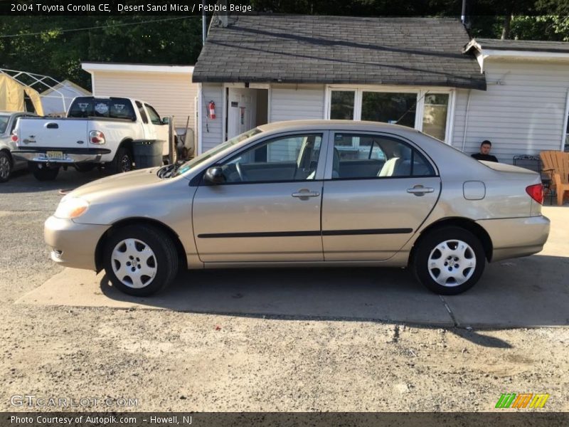 Desert Sand Mica / Pebble Beige 2004 Toyota Corolla CE