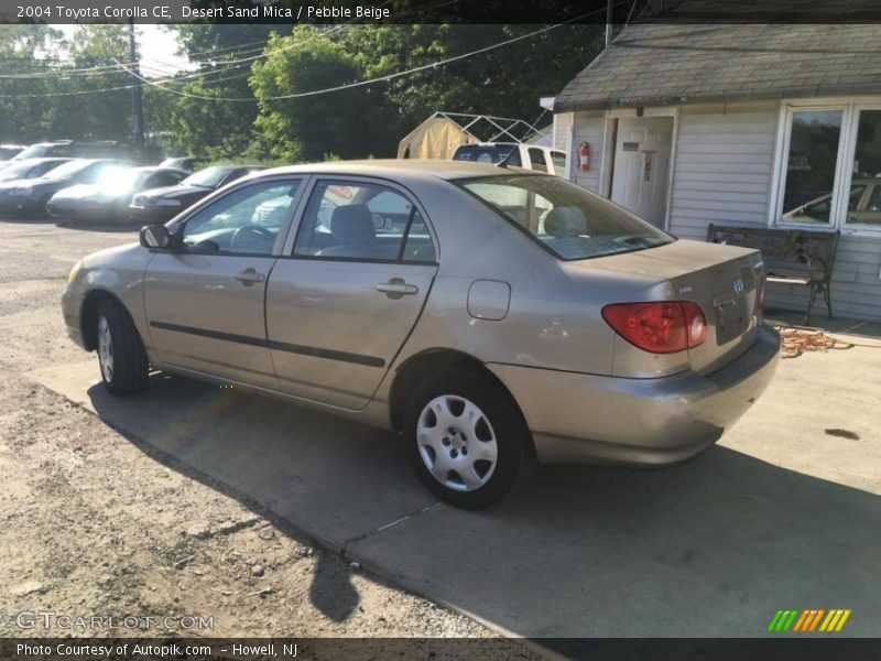 Desert Sand Mica / Pebble Beige 2004 Toyota Corolla CE