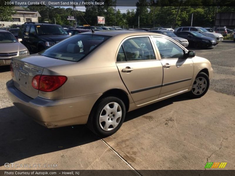 Desert Sand Mica / Pebble Beige 2004 Toyota Corolla CE