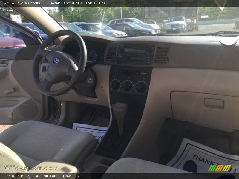 Desert Sand Mica / Pebble Beige 2004 Toyota Corolla CE