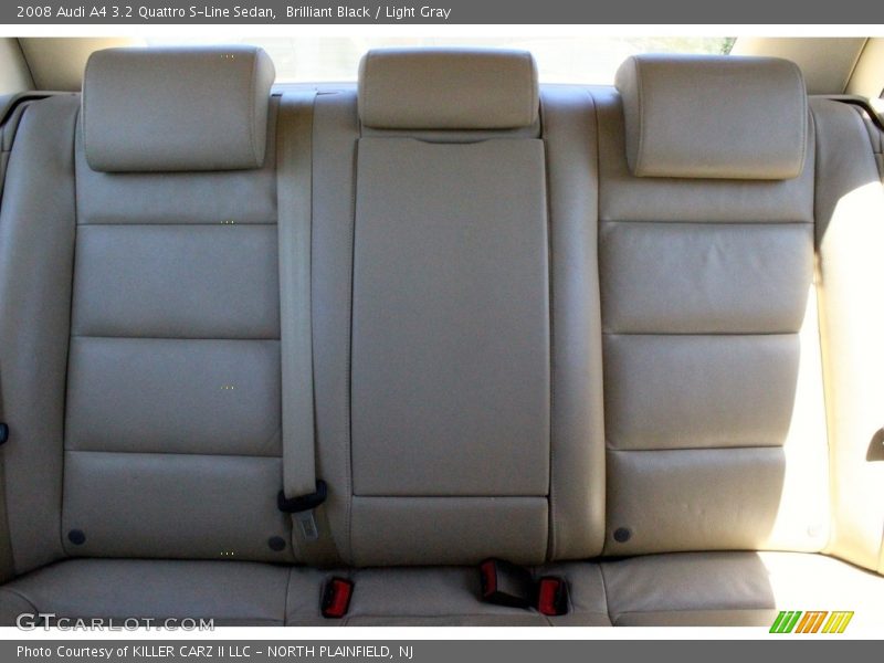 Brilliant Black / Light Gray 2008 Audi A4 3.2 Quattro S-Line Sedan