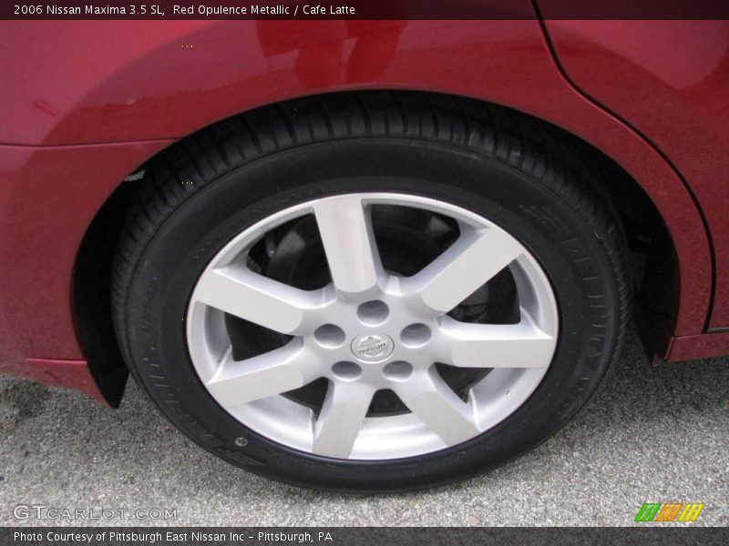 Red Opulence Metallic / Cafe Latte 2006 Nissan Maxima 3.5 SL