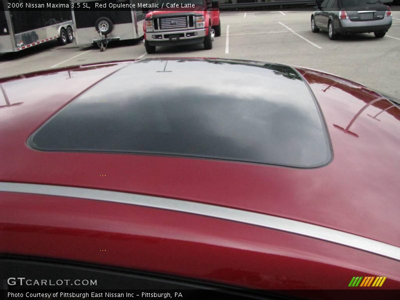 Red Opulence Metallic / Cafe Latte 2006 Nissan Maxima 3.5 SL