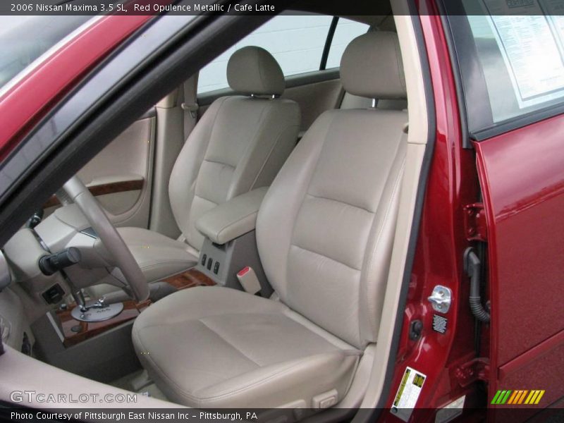 Red Opulence Metallic / Cafe Latte 2006 Nissan Maxima 3.5 SL