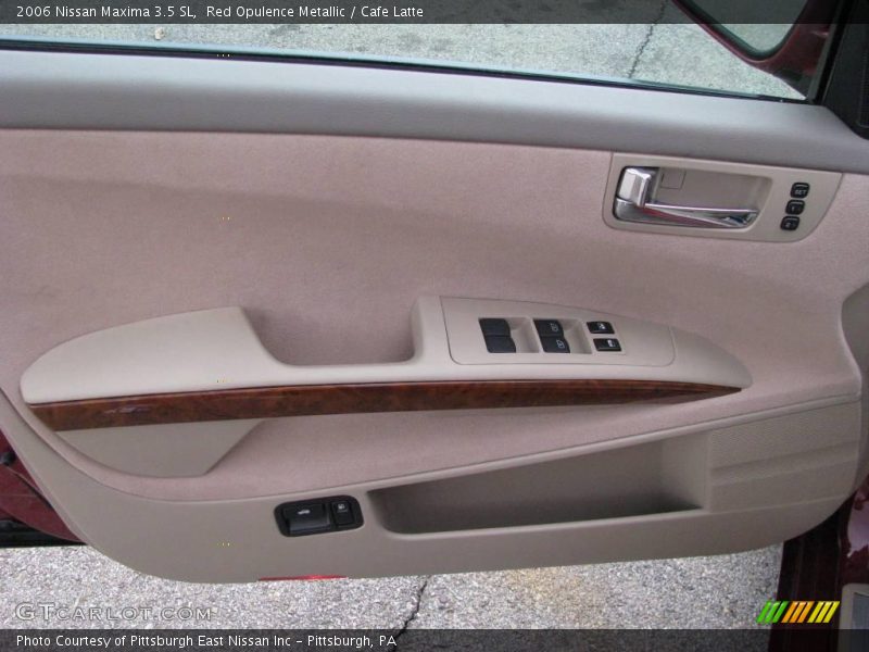 Red Opulence Metallic / Cafe Latte 2006 Nissan Maxima 3.5 SL