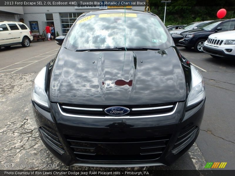 Tuxedo Black Metallic / Charcoal Black 2013 Ford Escape SEL 2.0L EcoBoost 4WD