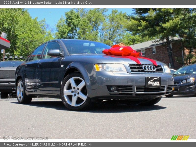 Light Silver Metallic / Grey 2005 Audi A4 1.8T quattro Sedan