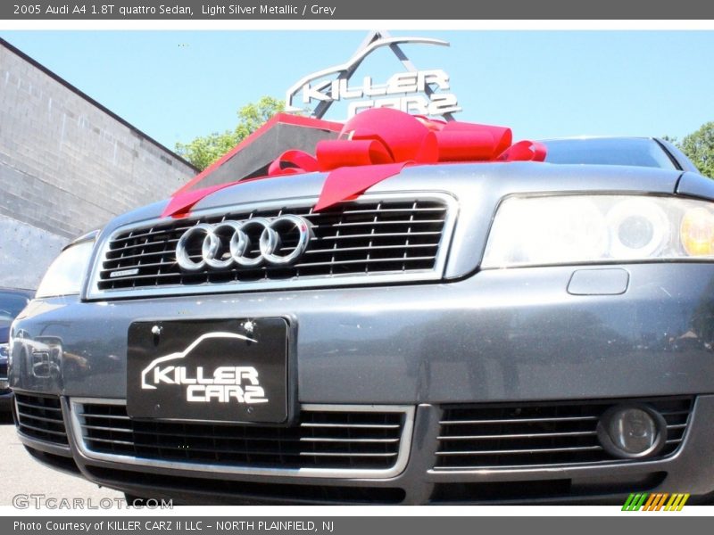 Light Silver Metallic / Grey 2005 Audi A4 1.8T quattro Sedan
