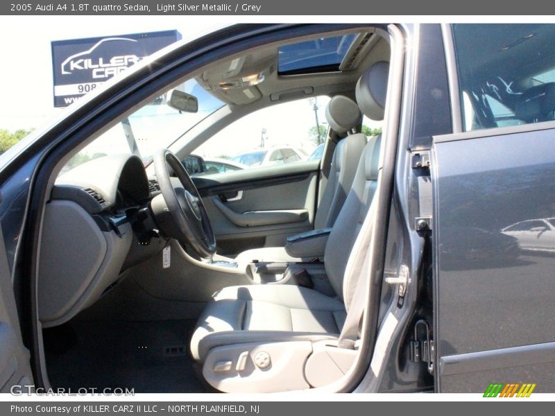 Light Silver Metallic / Grey 2005 Audi A4 1.8T quattro Sedan