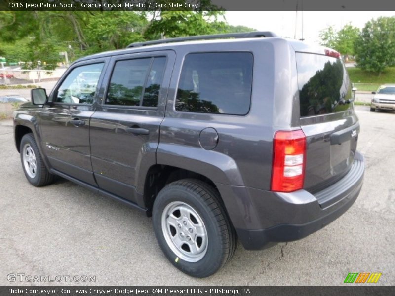 Granite Crystal Metallic / Dark Slate Gray 2016 Jeep Patriot Sport