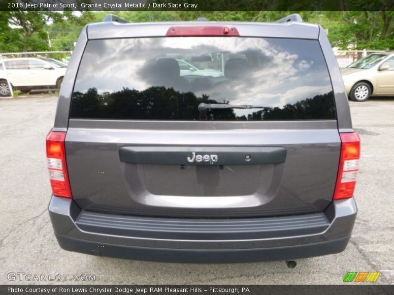 Granite Crystal Metallic / Dark Slate Gray 2016 Jeep Patriot Sport