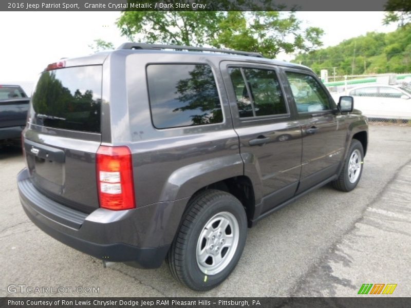 Granite Crystal Metallic / Dark Slate Gray 2016 Jeep Patriot Sport
