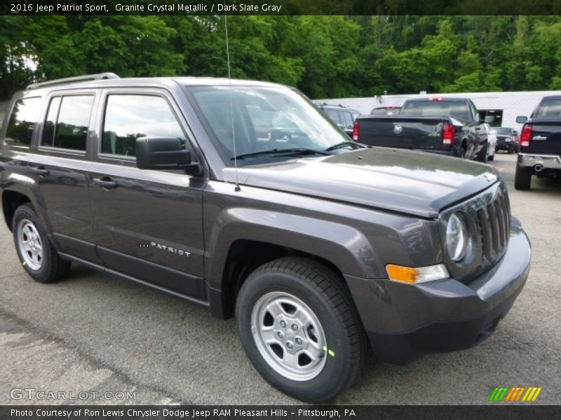 Granite Crystal Metallic / Dark Slate Gray 2016 Jeep Patriot Sport