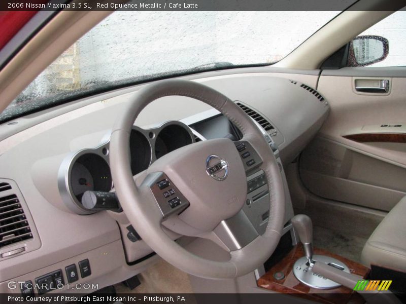 Red Opulence Metallic / Cafe Latte 2006 Nissan Maxima 3.5 SL
