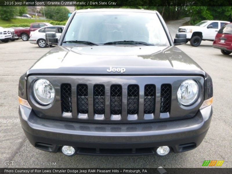 Granite Crystal Metallic / Dark Slate Gray 2016 Jeep Patriot Sport